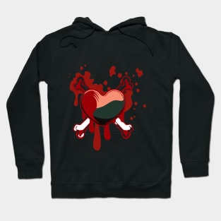 bloody heart danger Hoodie